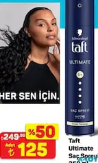 TAFT ULTİMATE SAÇ SPREYİ 250 ML indirimli fiyat TAFT ULTİMATE SAÇ SPREYİ 250 ML fiyat ve kampanya bilgisi
